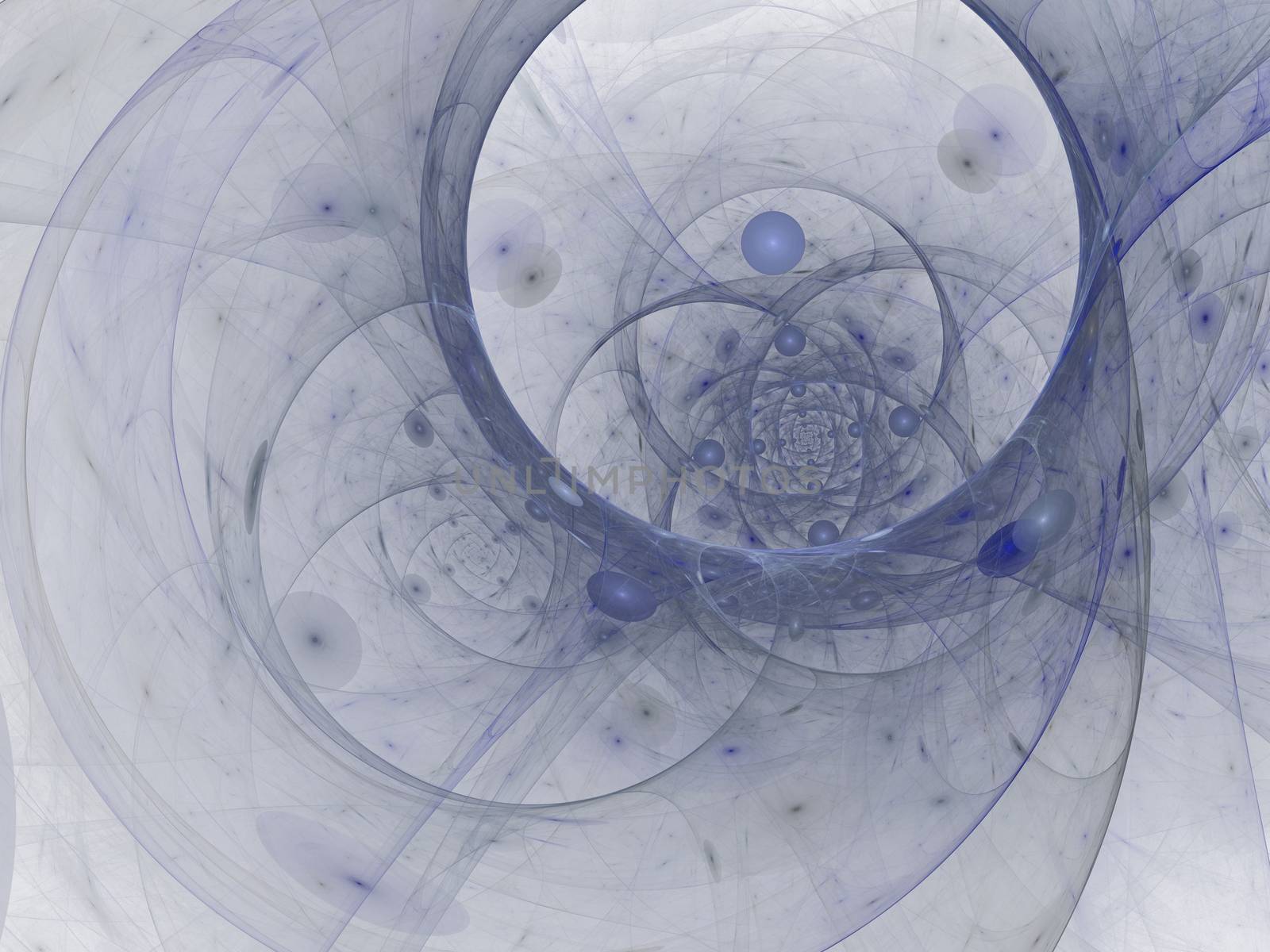 Perfect abstract digital blue background. Vortextunnel, 3d illustration by NatalyArt