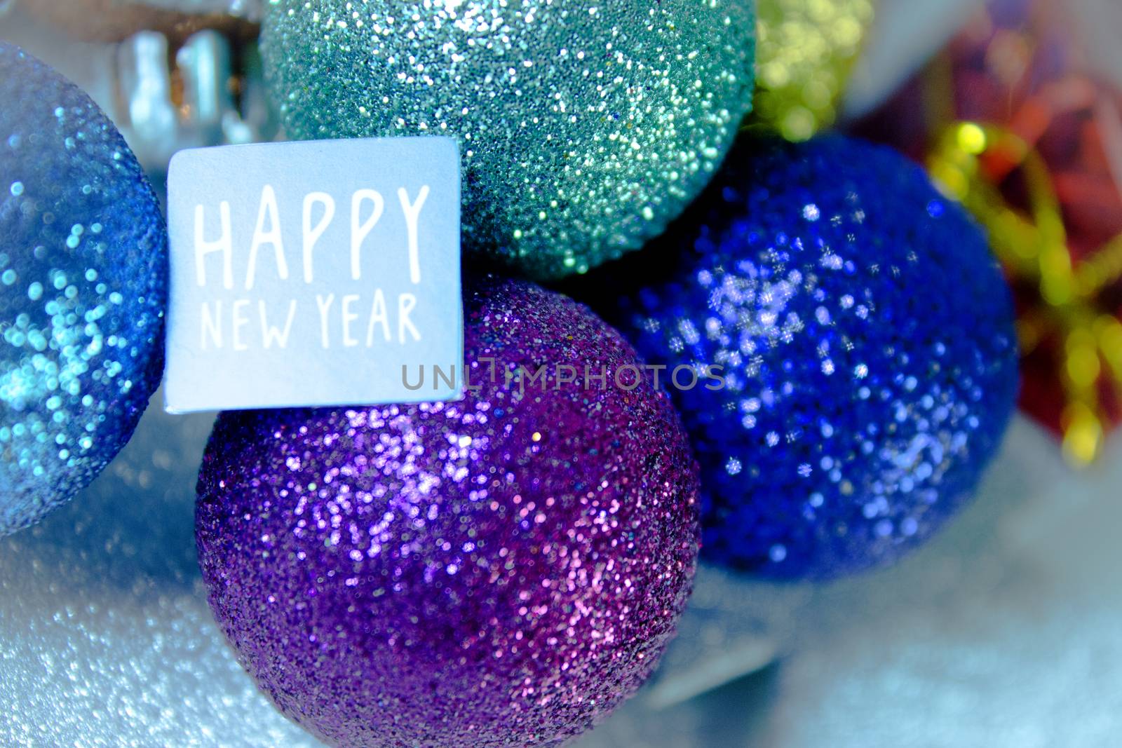 Background with variety of Christmas decoration. Merry Christmas