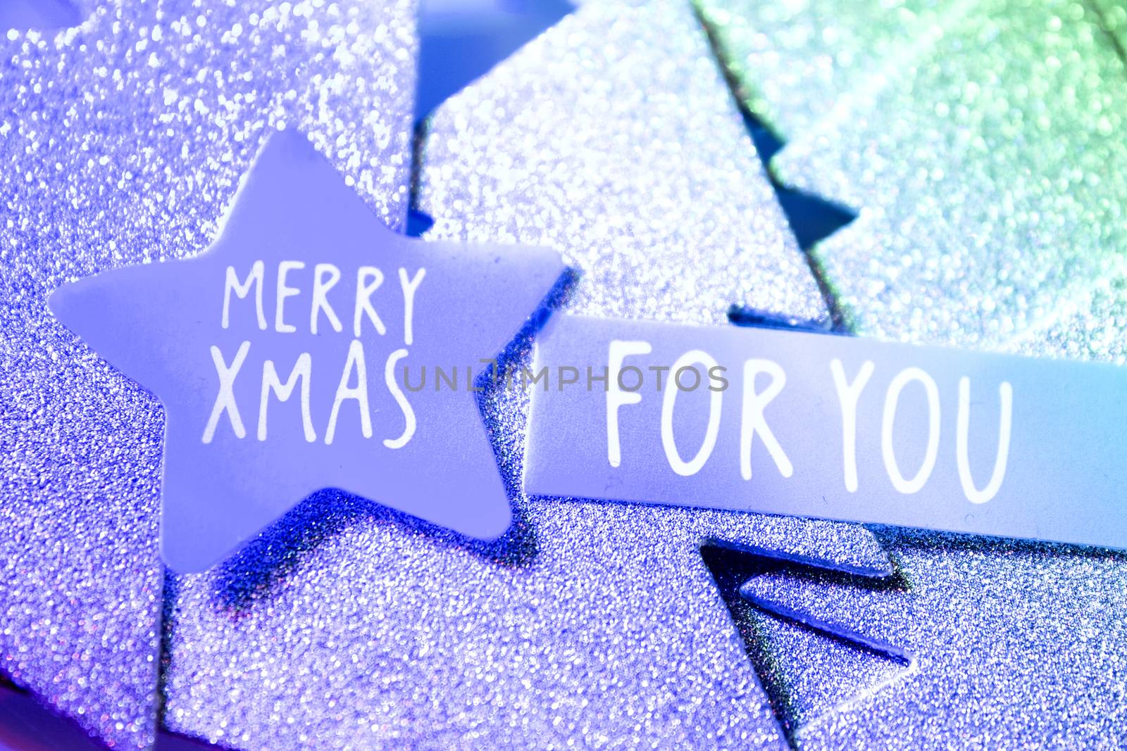 Background with variety of Christmas decoration. Merry Christmas