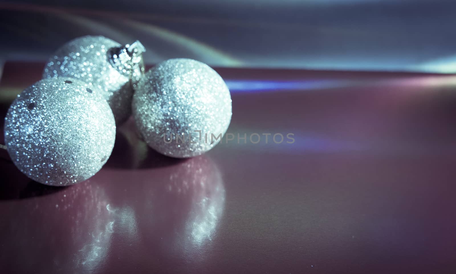 Beautiful and varied bright Christmas decoration