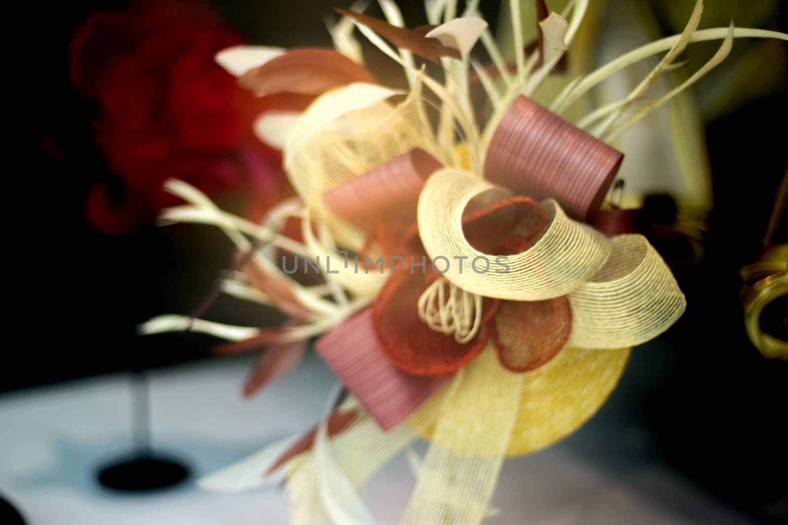 Decoration for the hairstyle of a woman as a wedding guest