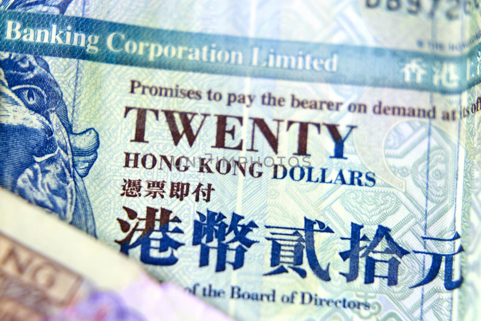 Hong Kong Currency. No people