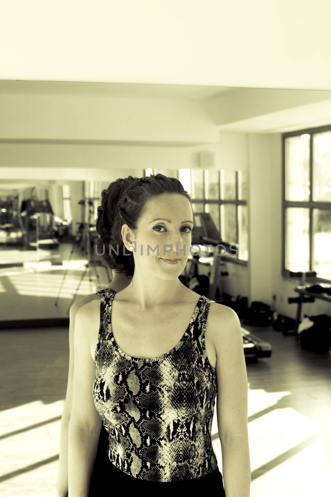 Portrait of dance teacher with positive attitude