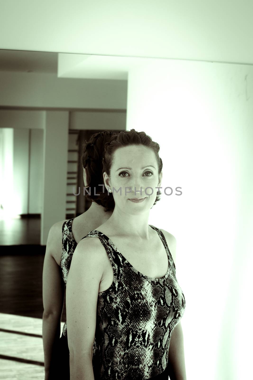 Portrait of dance teacher with positive attitude