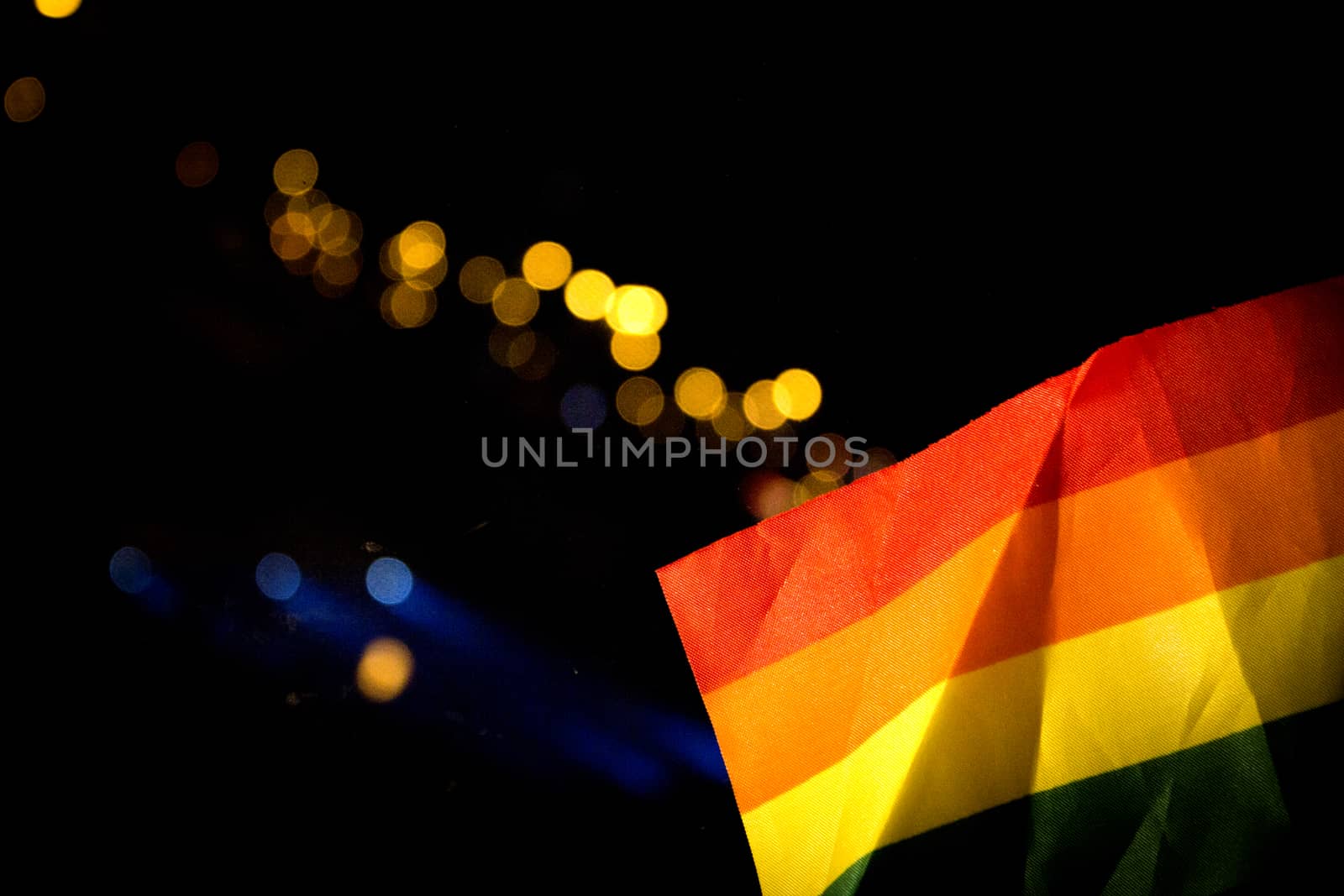 Flag of gay symbol colorines. No people