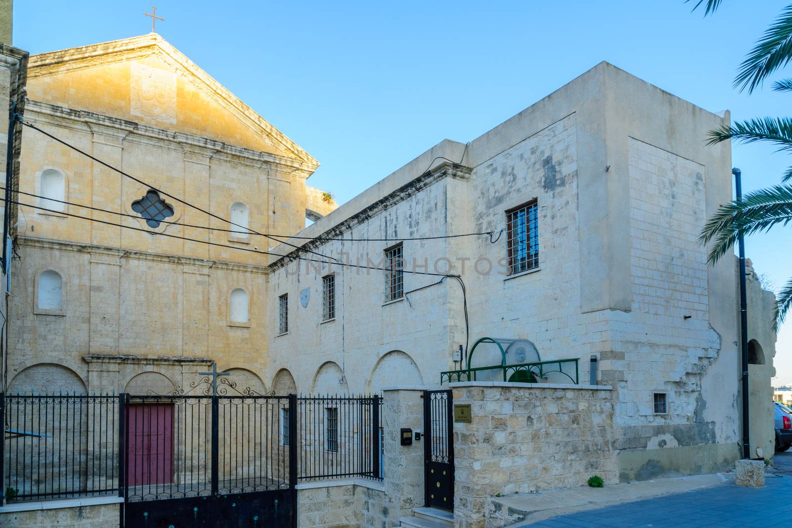 The monastery of the Discalced (barefoot) Carmelites in Paris square, downtown Haifa, Israel