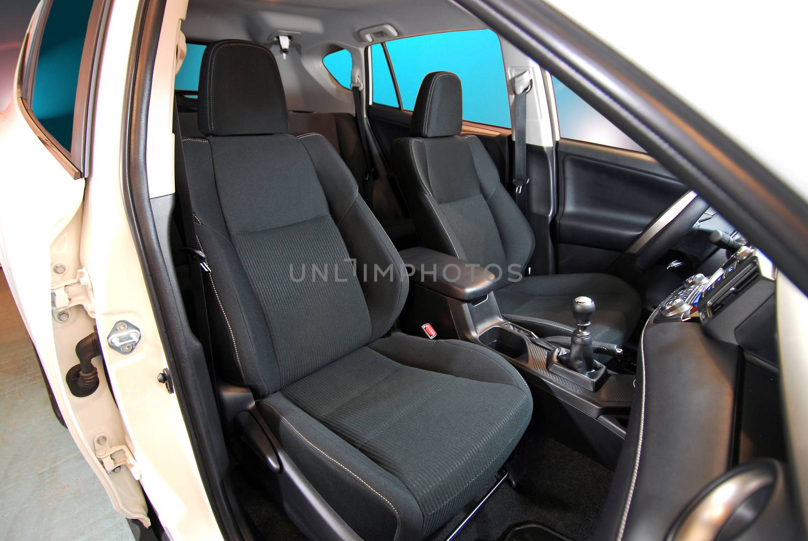 Front seats of a modern passinger car