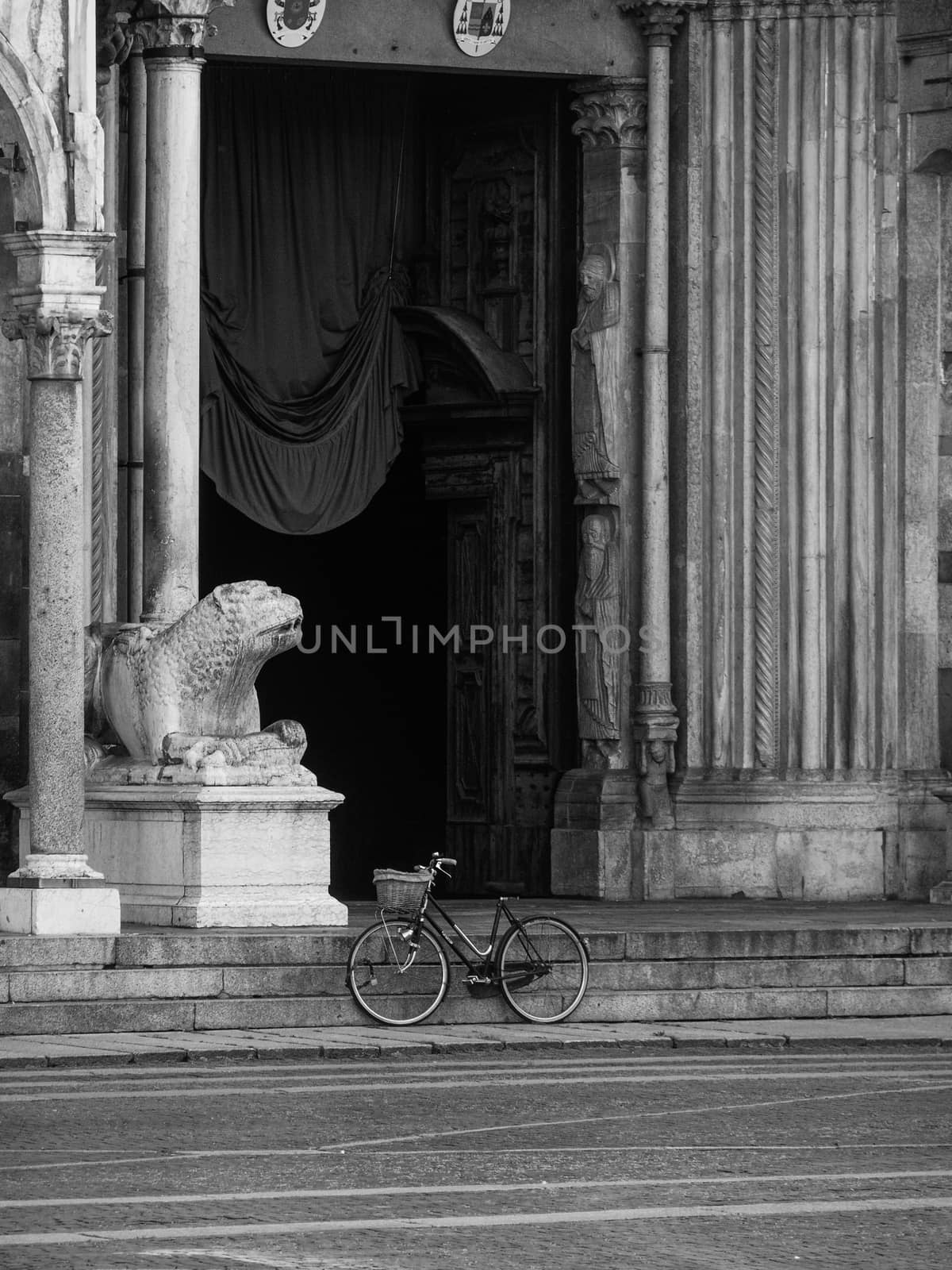 Cremona, Lombardy, Italy - May  5 6 7  2020 - a deserted city  d by verbano