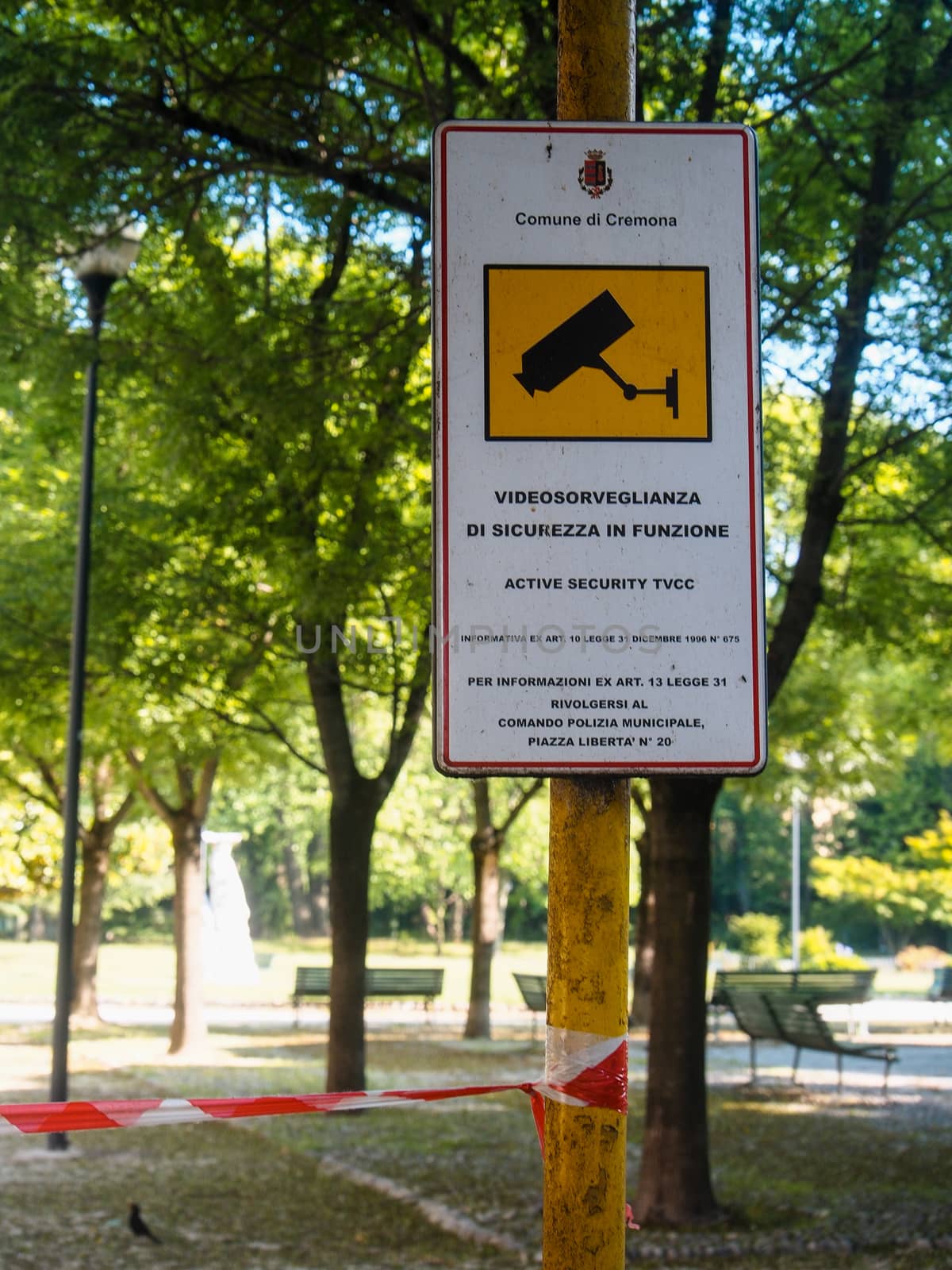 Cremona, Lombardy, Italy - May  5 6 7  2020 - a deserted city  during coronavirus outbreak lockdown phase 2 and economic crisis