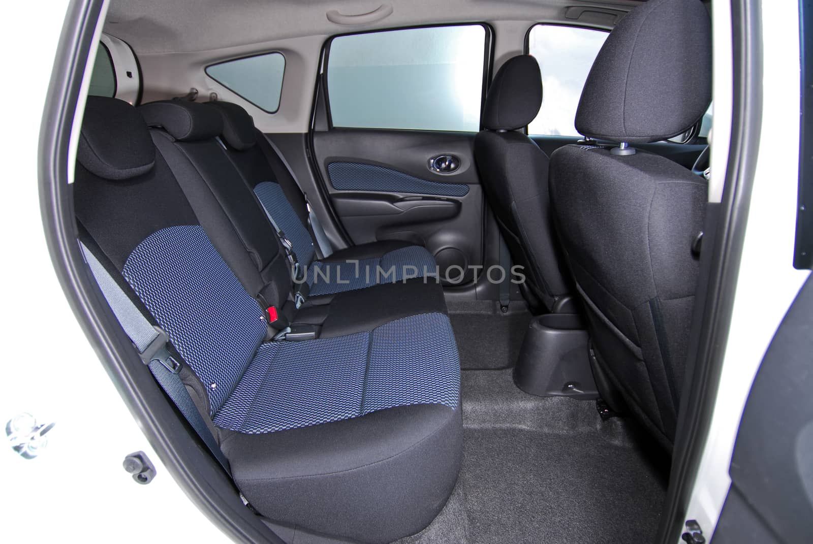 rear seats in passenger car