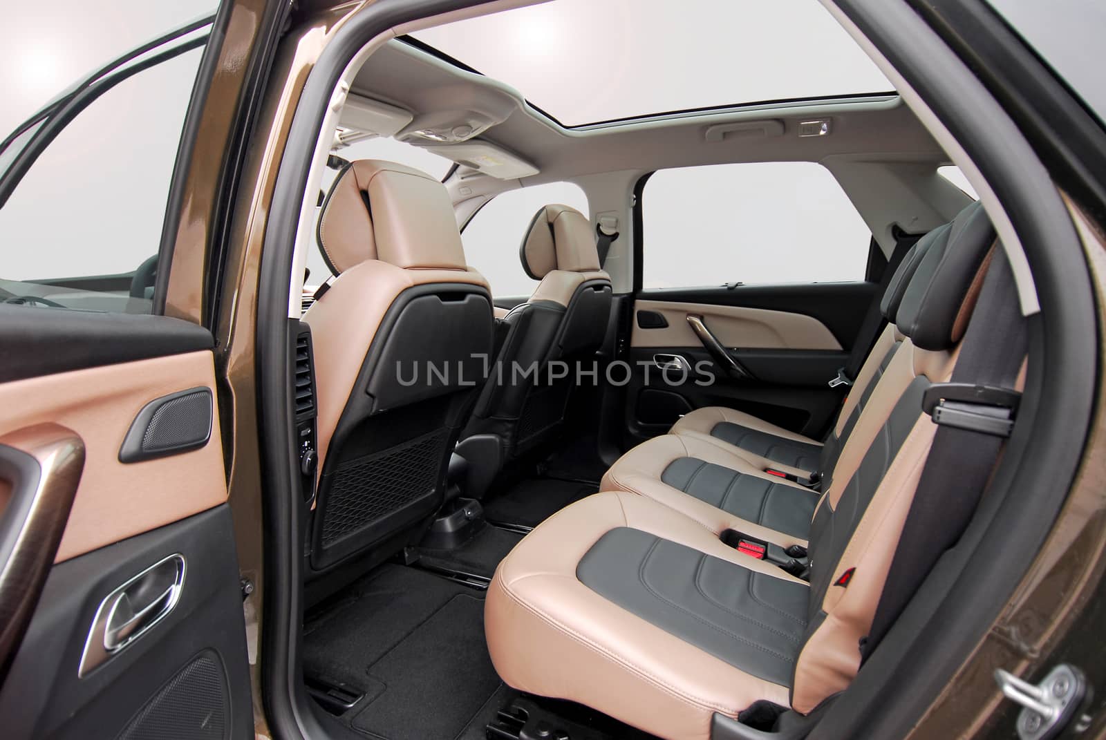 rear seats in passenger car