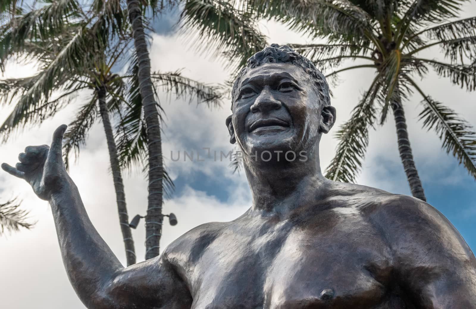 Chest of Hamana Kalili in Polynesian Cultural Center in Laie, Oa by Claudine