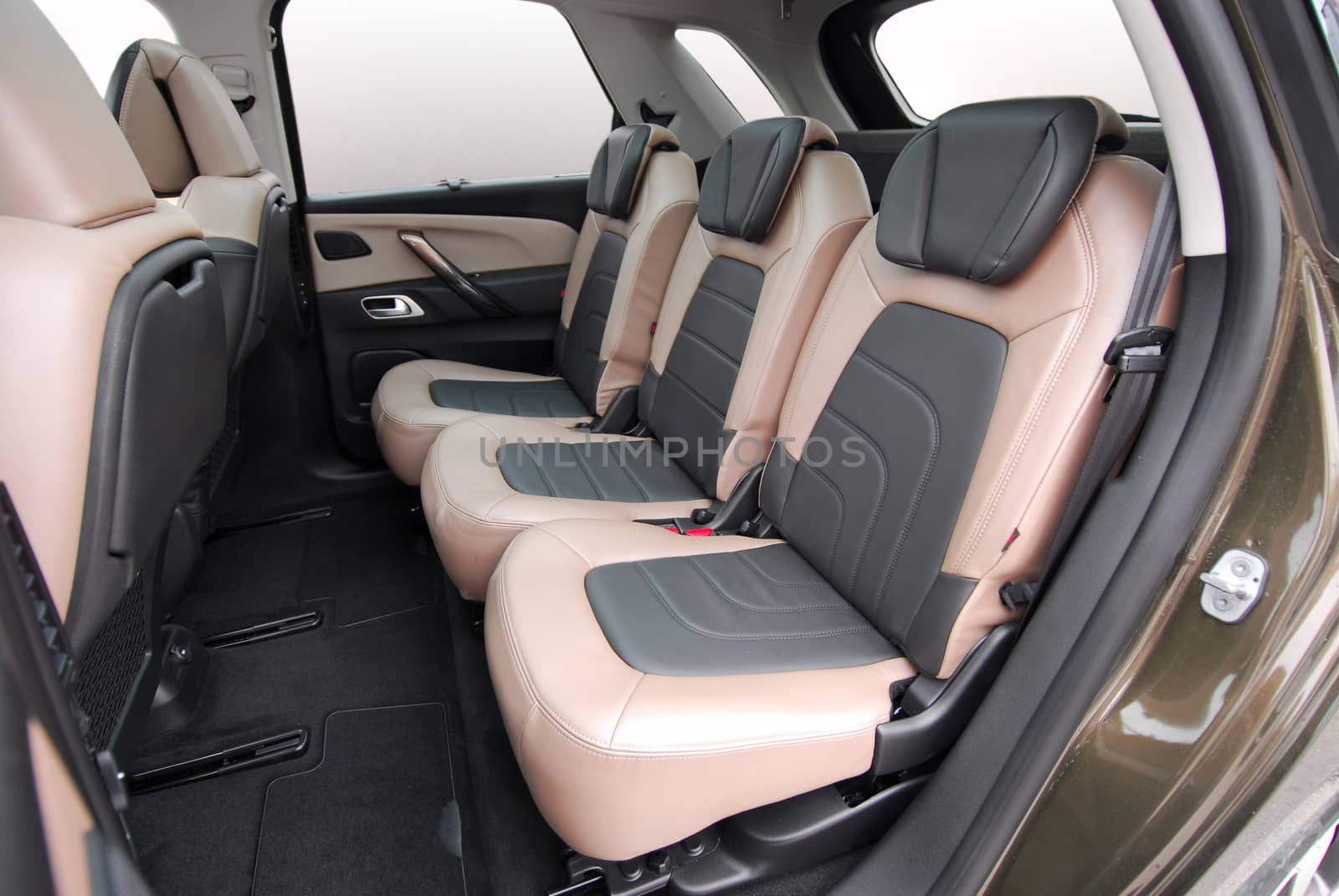 rear seats in passenger car