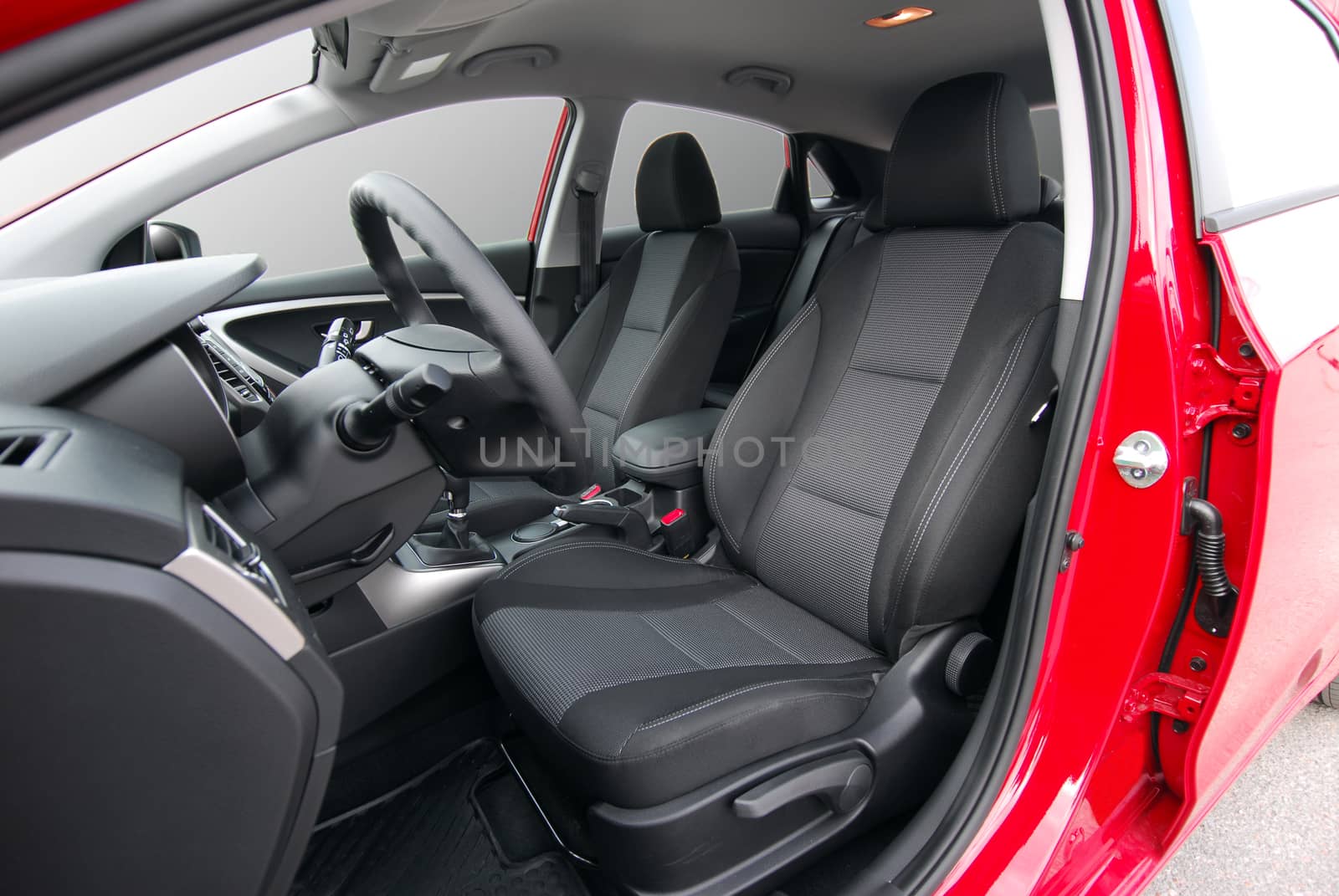 Front seats of a modern passenger car