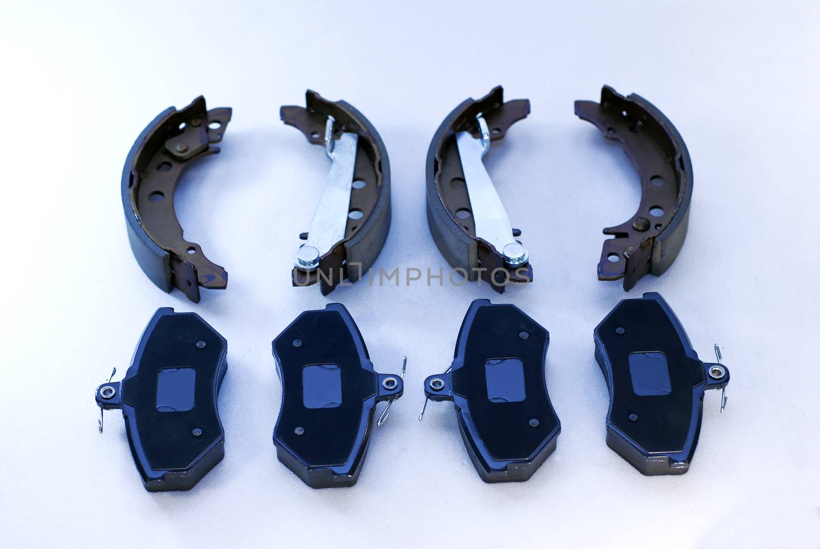 brake pads and brake shoes for car, parts for brake system