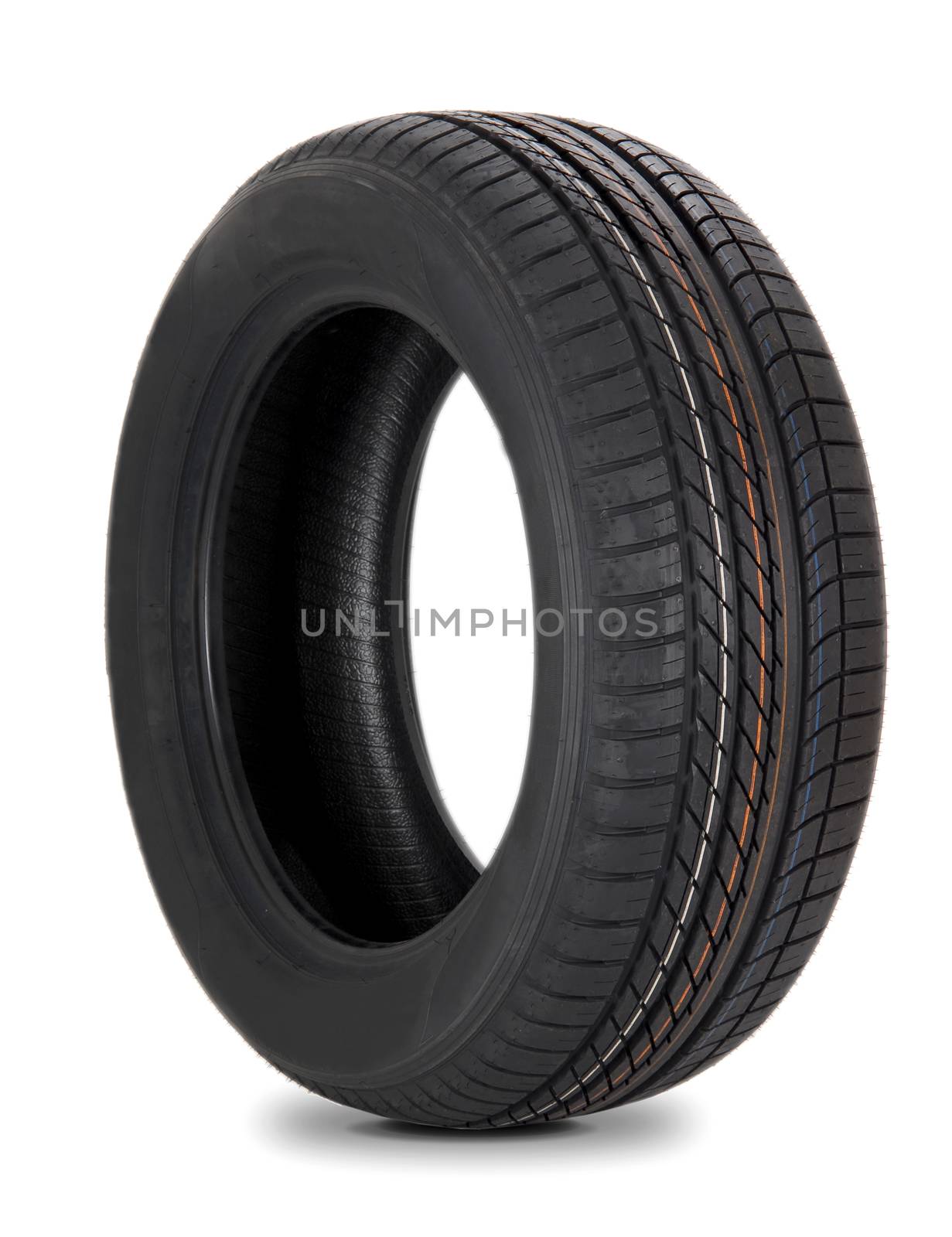 Brand new modern summer sports car tire