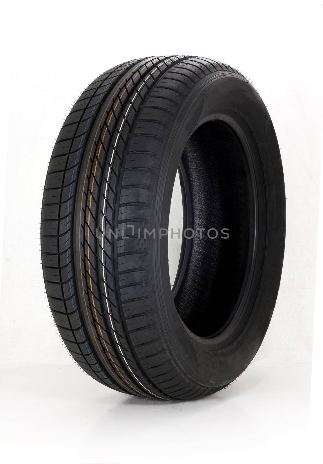 Brand new modern summer sports car tire