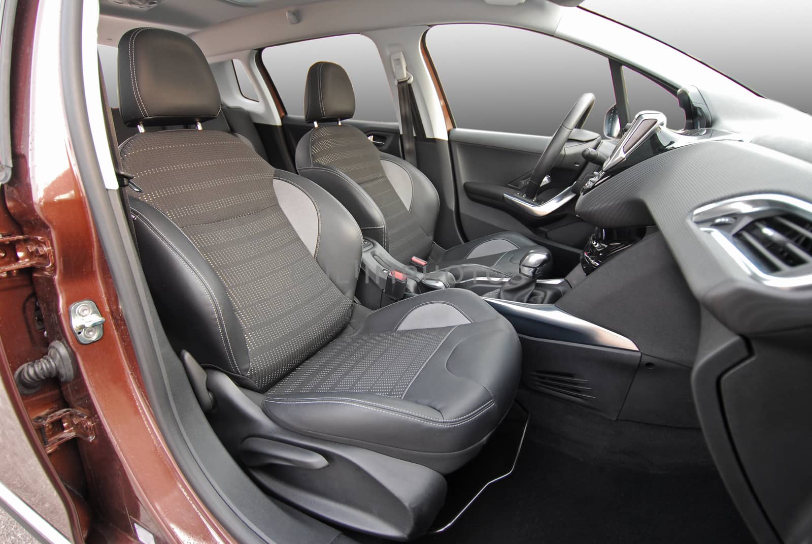 Front seats of a modern passenger car