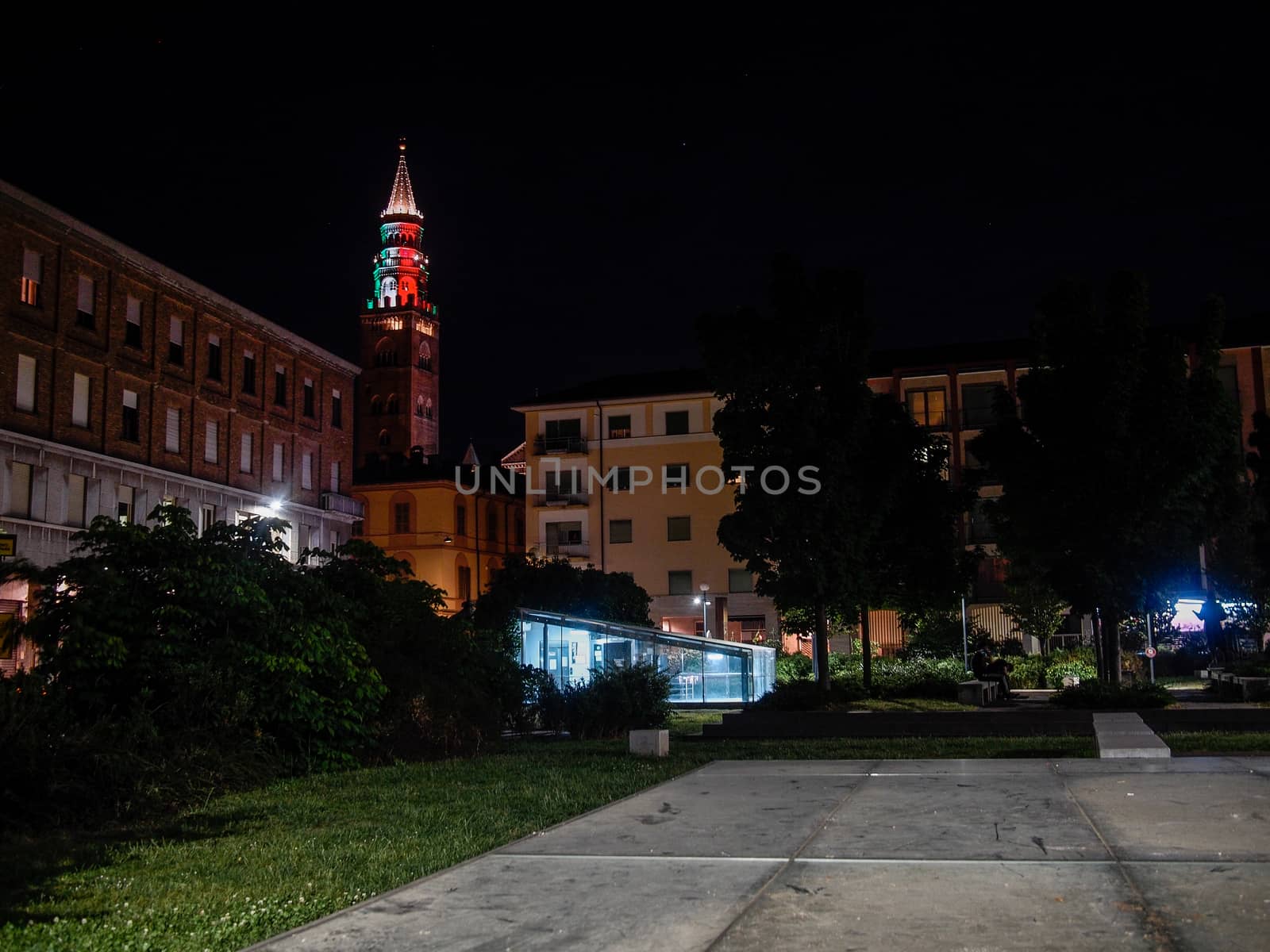 Cremona, Lombardy, Italy - May  5 6 7  2020 - a deserted city  during coronavirus outbreak lockdown phase 2 and economic crisis