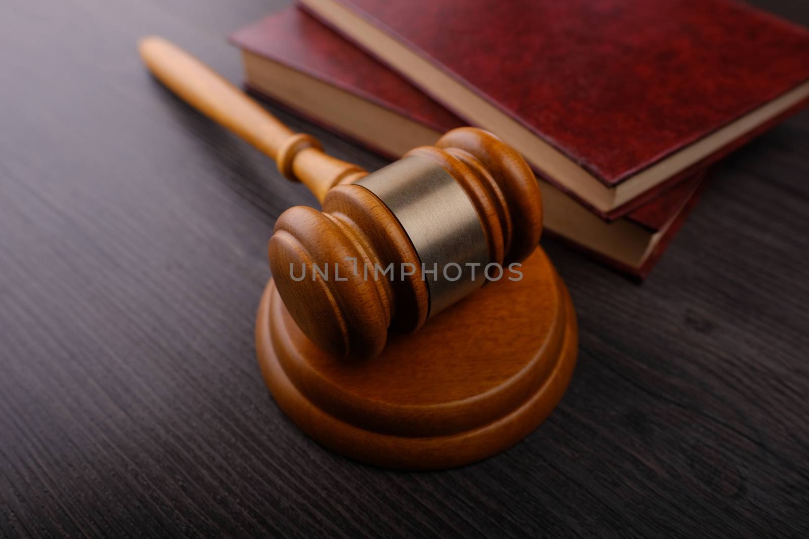 Law, justice and Judgement conceptual with gavel