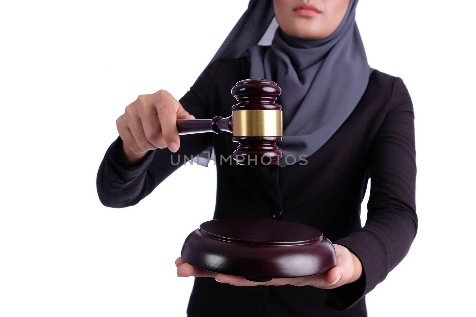 Lawyer and gavel. Judgement and justice conceptual