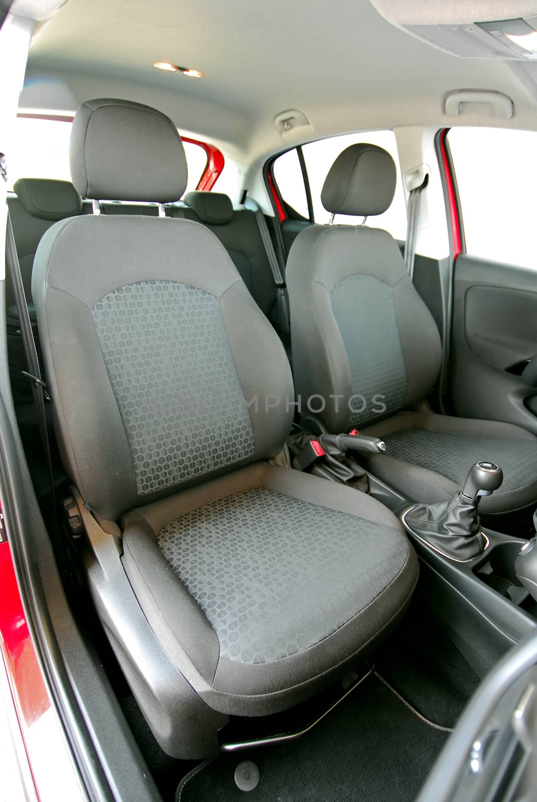 Front seats of a modern passenger car