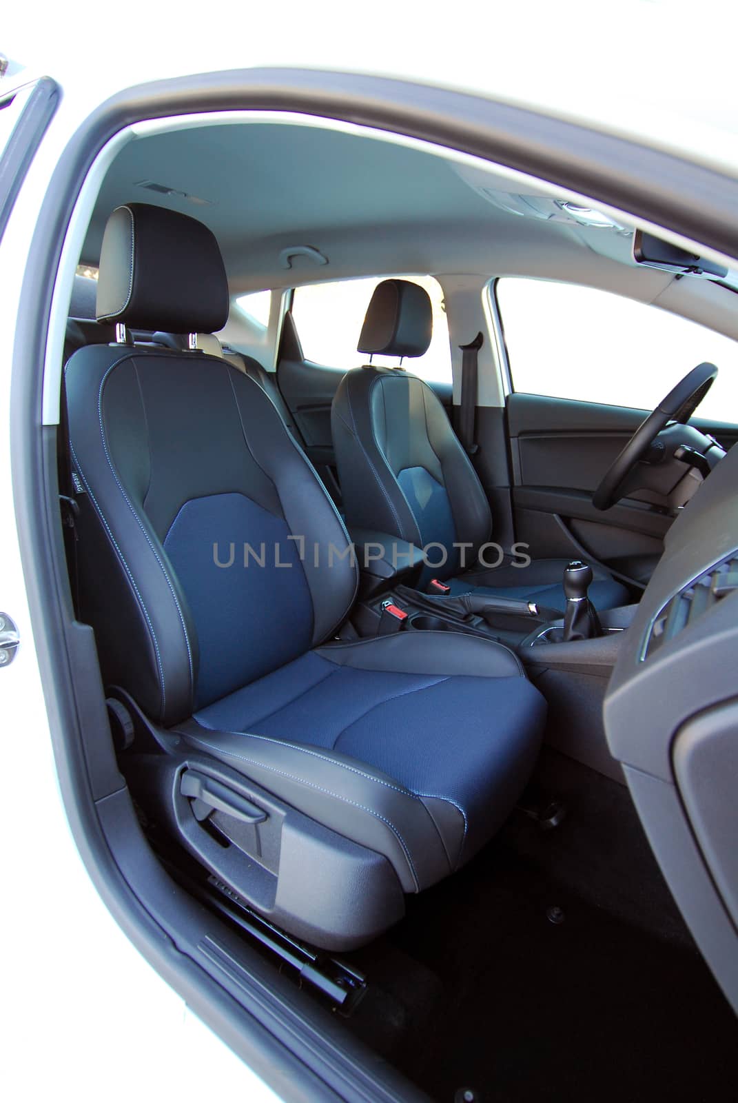 Front seats of a modern passenger car