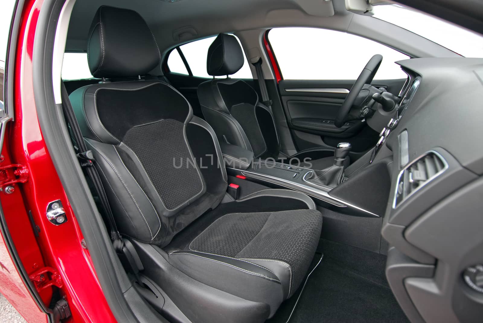 Front seats of a modern passenger car