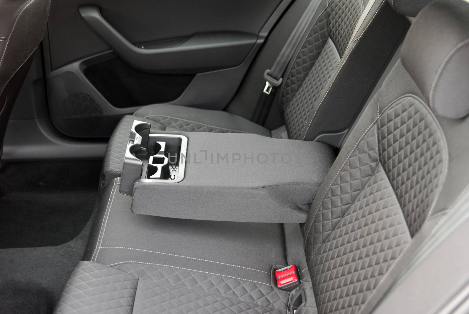 armrest in the luxury passenger car, rear seats by aselsa