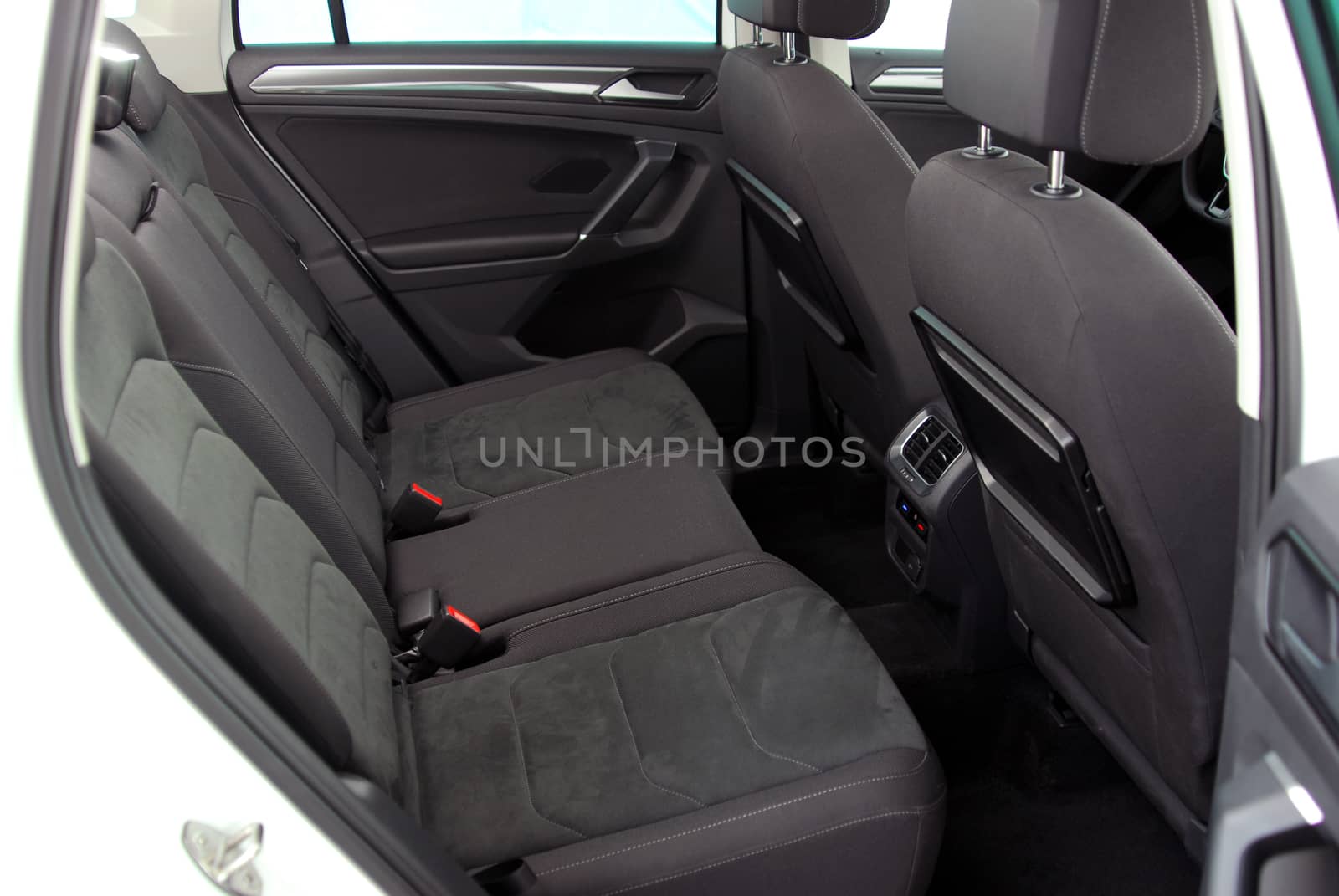 rear seats in passenger car