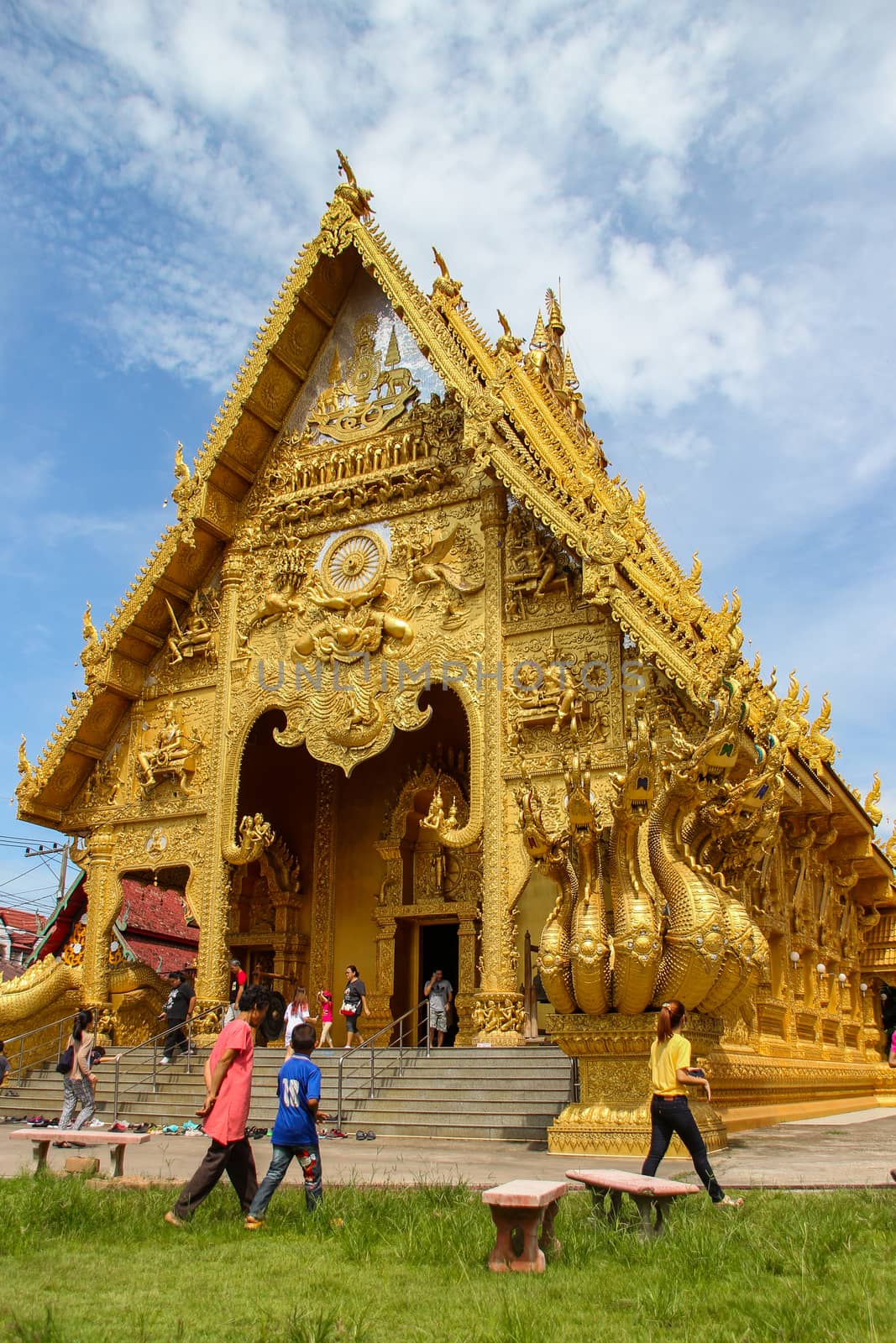 NAN,THAILAND - JULY 19,2016  :   WAT SI PANTON TEMPLE,NAN,THAILAND