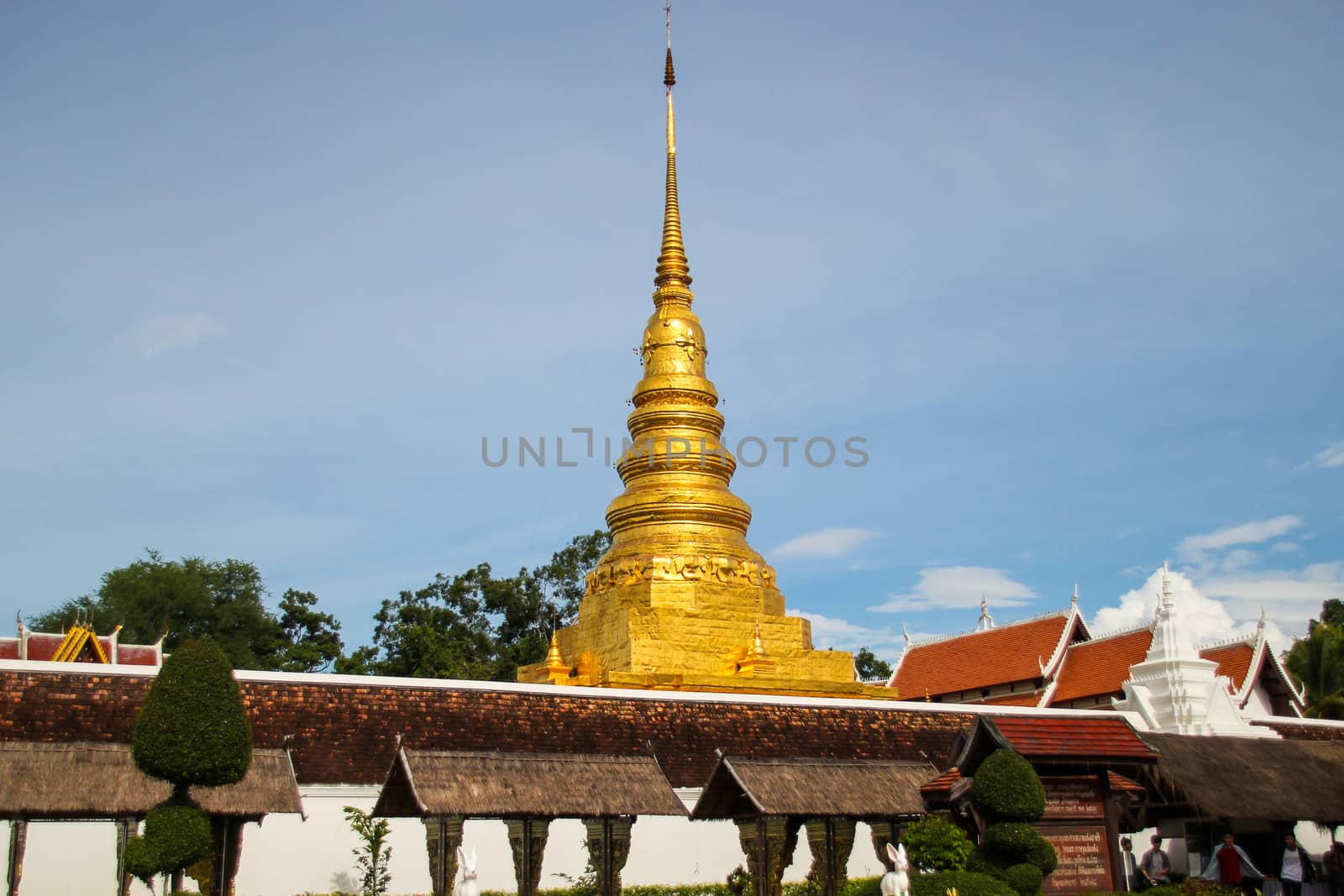 NAN,THAILAND - JULY 19,2016  : WAT Phra That Chae Haeng.