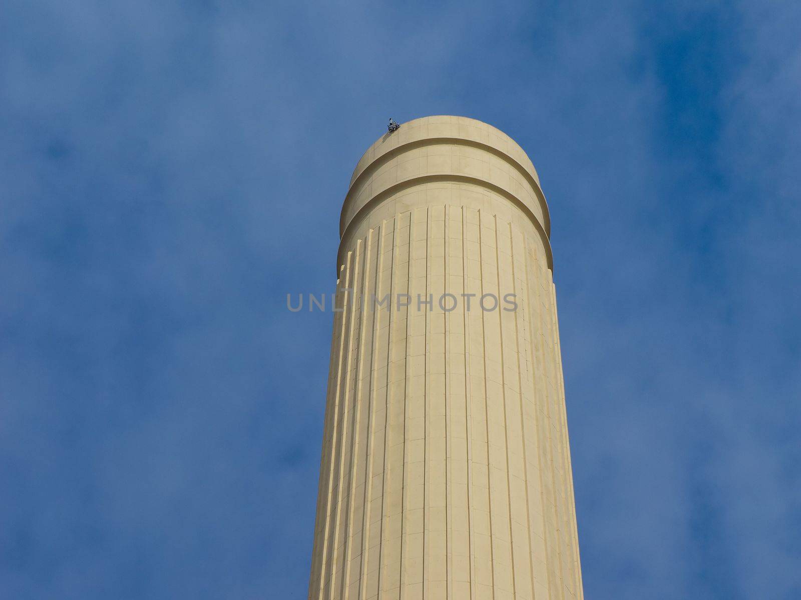 Chimney of Battersea Power Station in London, UK