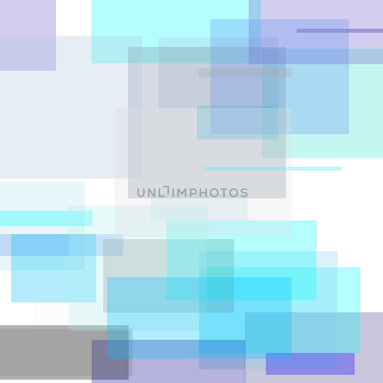 Abstract grey blue squares illustration background by claudiodivizia