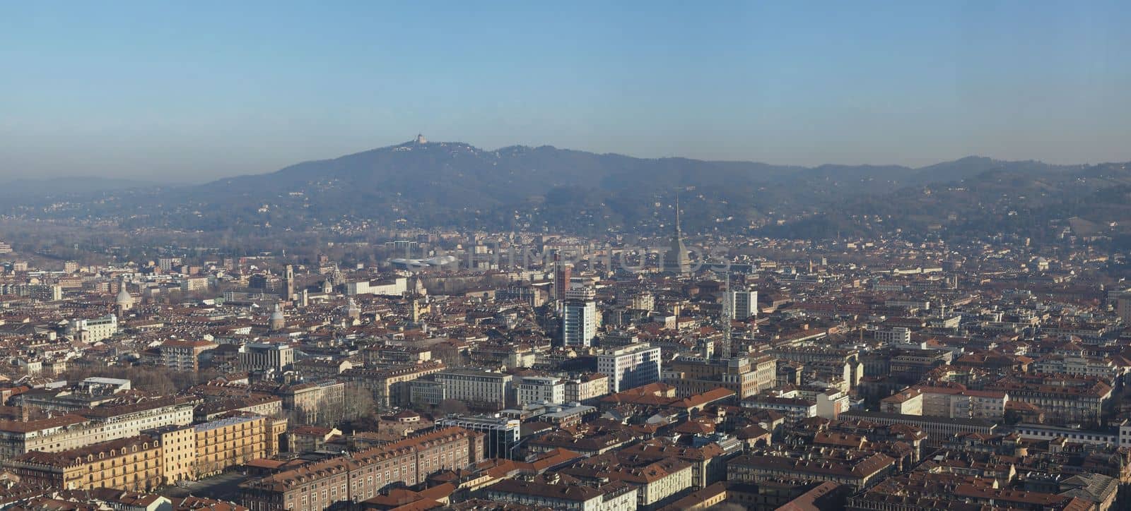 Aerial view of Turin by claudiodivizia
