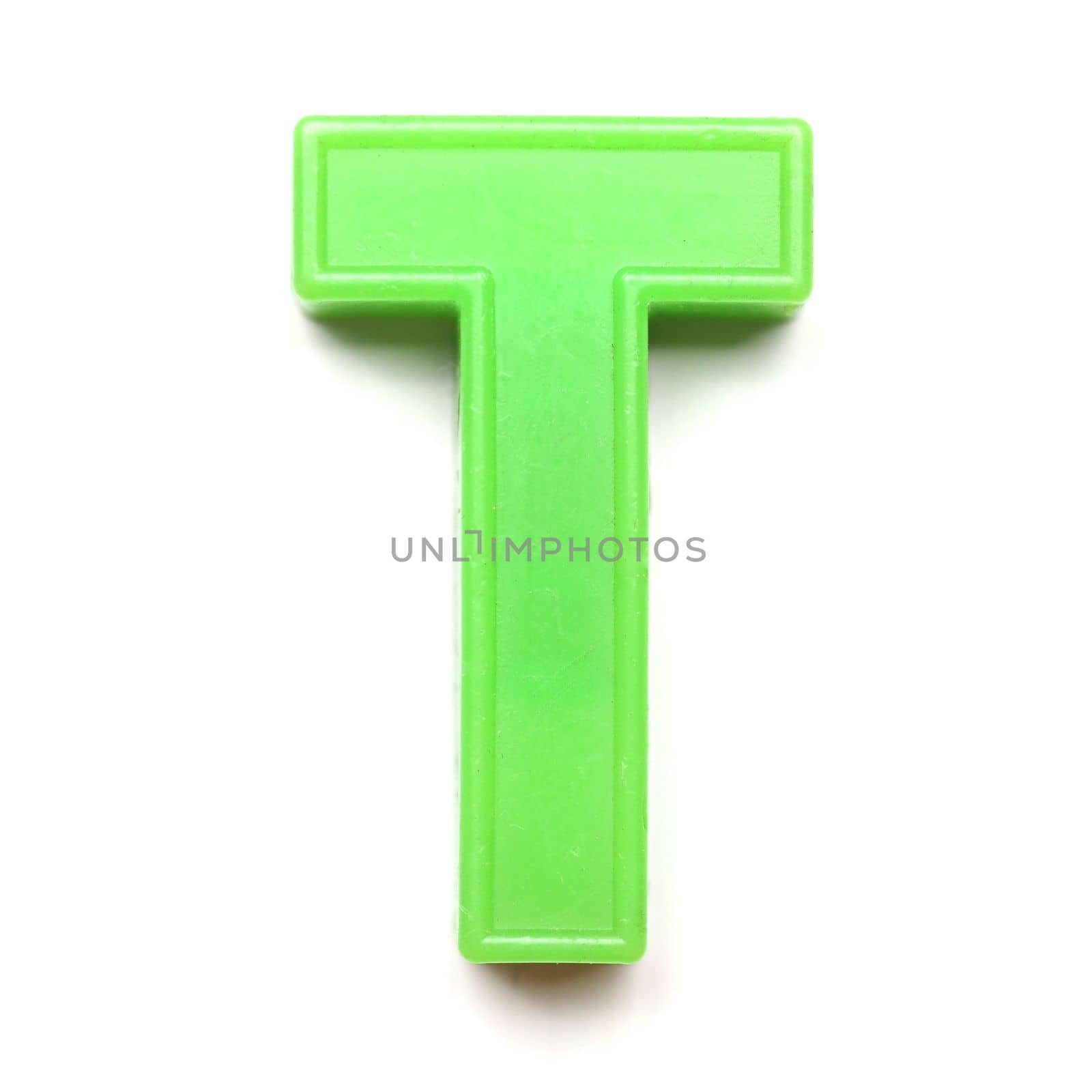 Magnetic uppercase letter T by claudiodivizia