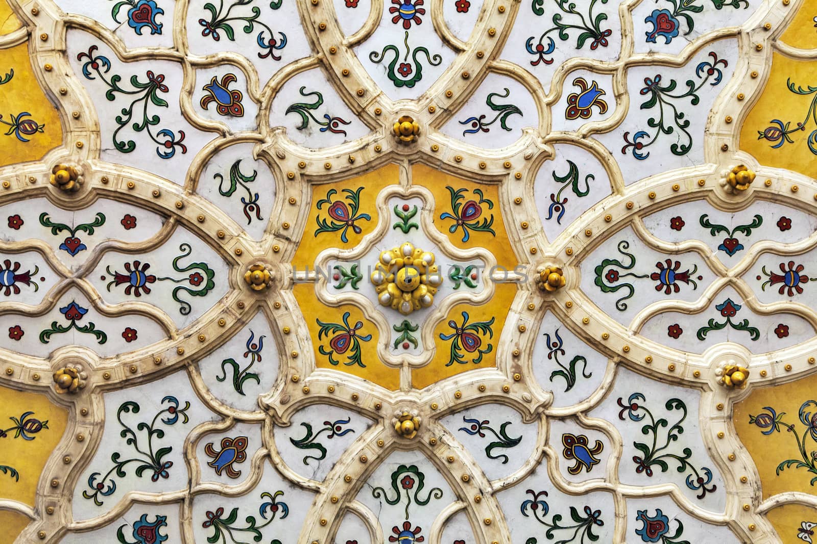Ceiling of Museum of Applied arts in Budapest, Hungary