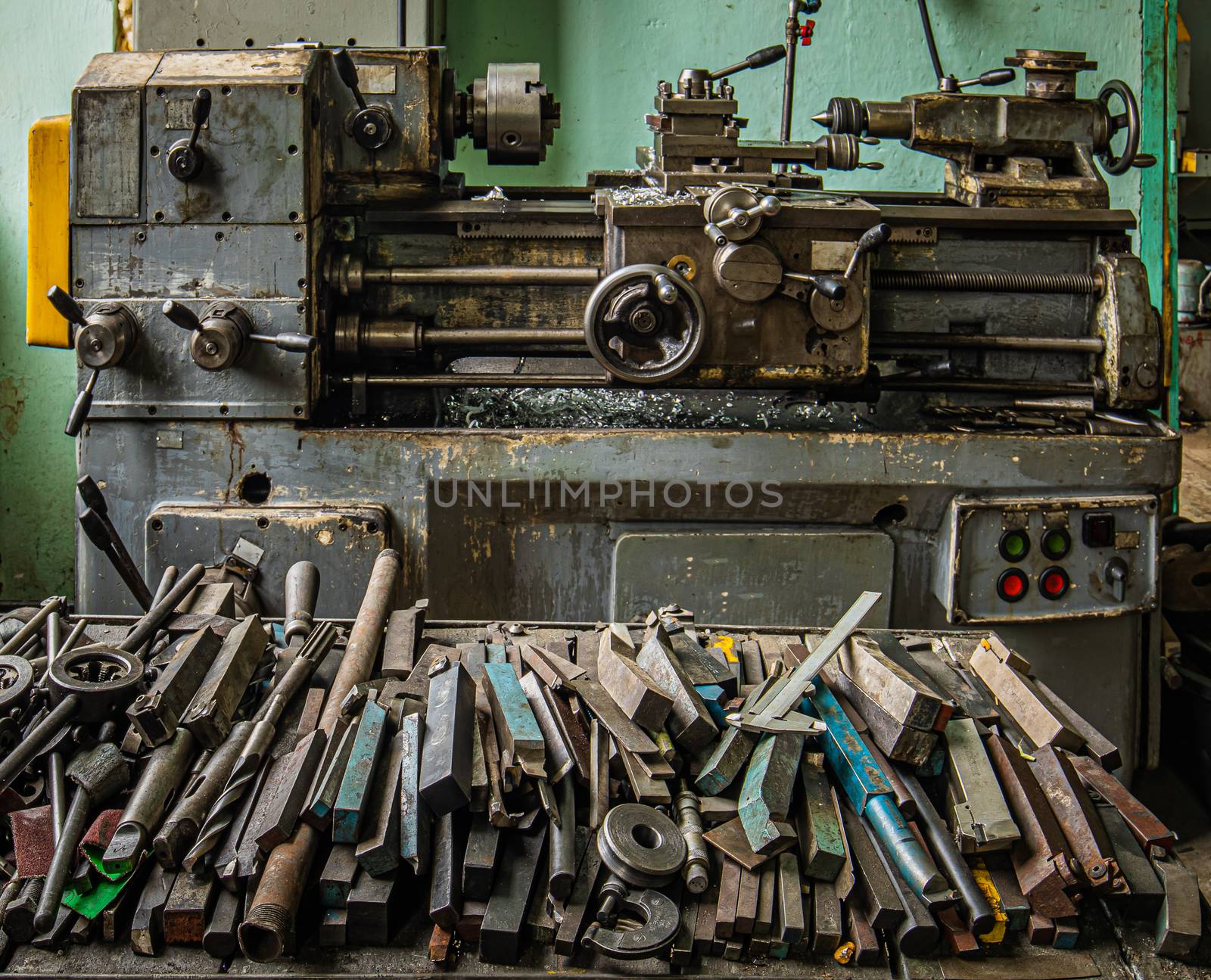 shot in abandoned ironworks workshop in Poland