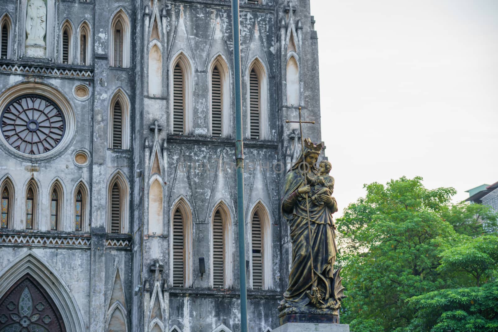 St Joseph's Cathedral is a old church in Vietnam. Its a late 19th-century Gothic Revival Neo-Gothic style church that serves as the cathedral of the Roman Catholic Archdiocese in OLD QUARTER CITY.