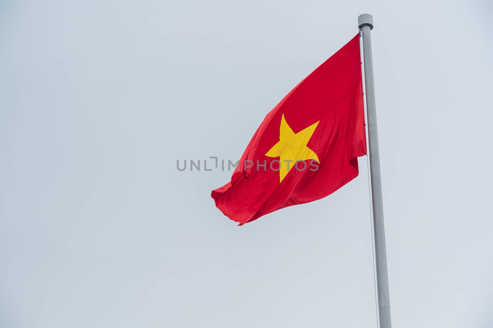 Flag of Vietnam In the sky. by bbbirdz