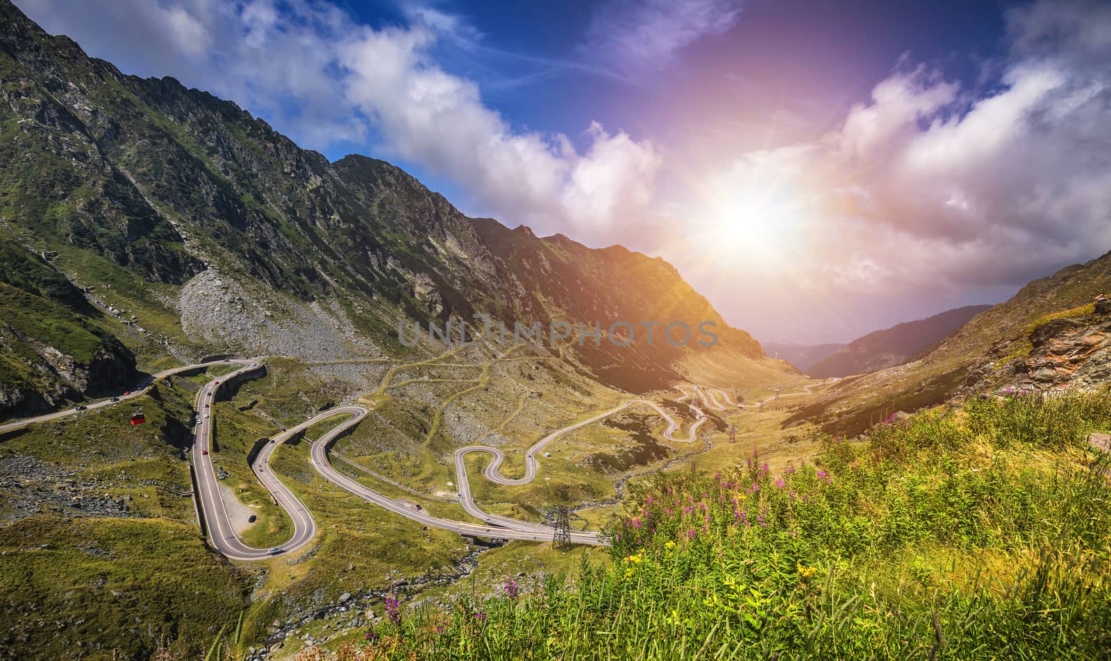 Transfagarasan highway, probably the most beautiful road in the world, Europe, Romania (Transfagarashan)