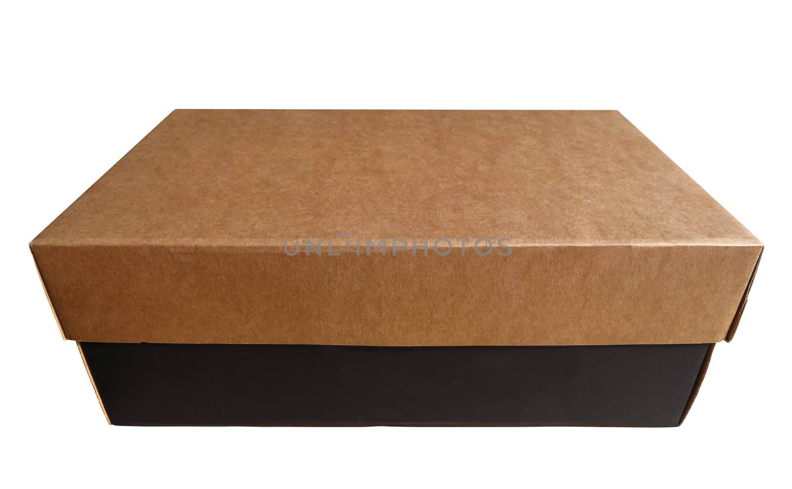 Cardboard box, isolated on white background. Clipping Path included.