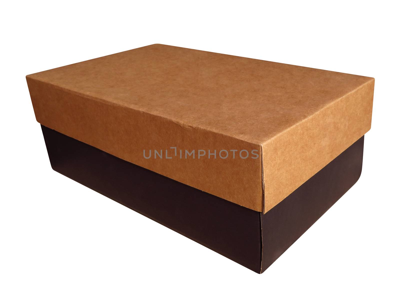 Cardboard box, isolated on white background. Clipping Path included.