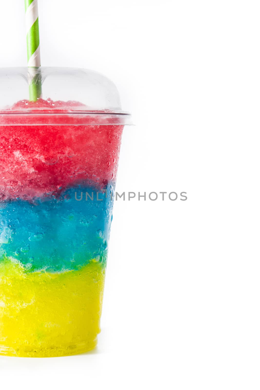 Colorful slushie of differents flavors by chandlervid85