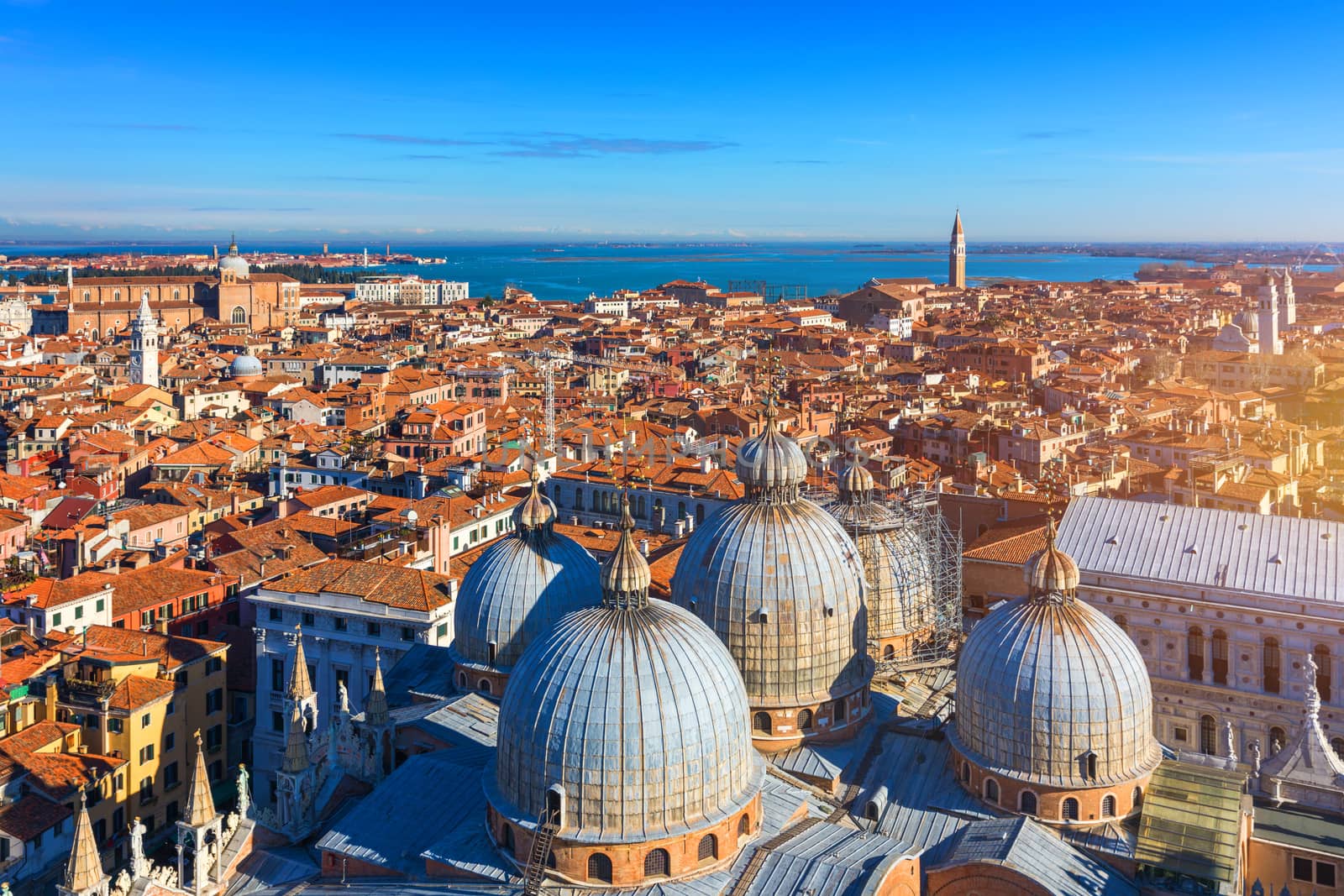 View of the dome of San Giorgio Maggiore church and Giudecca Can by DaLiu