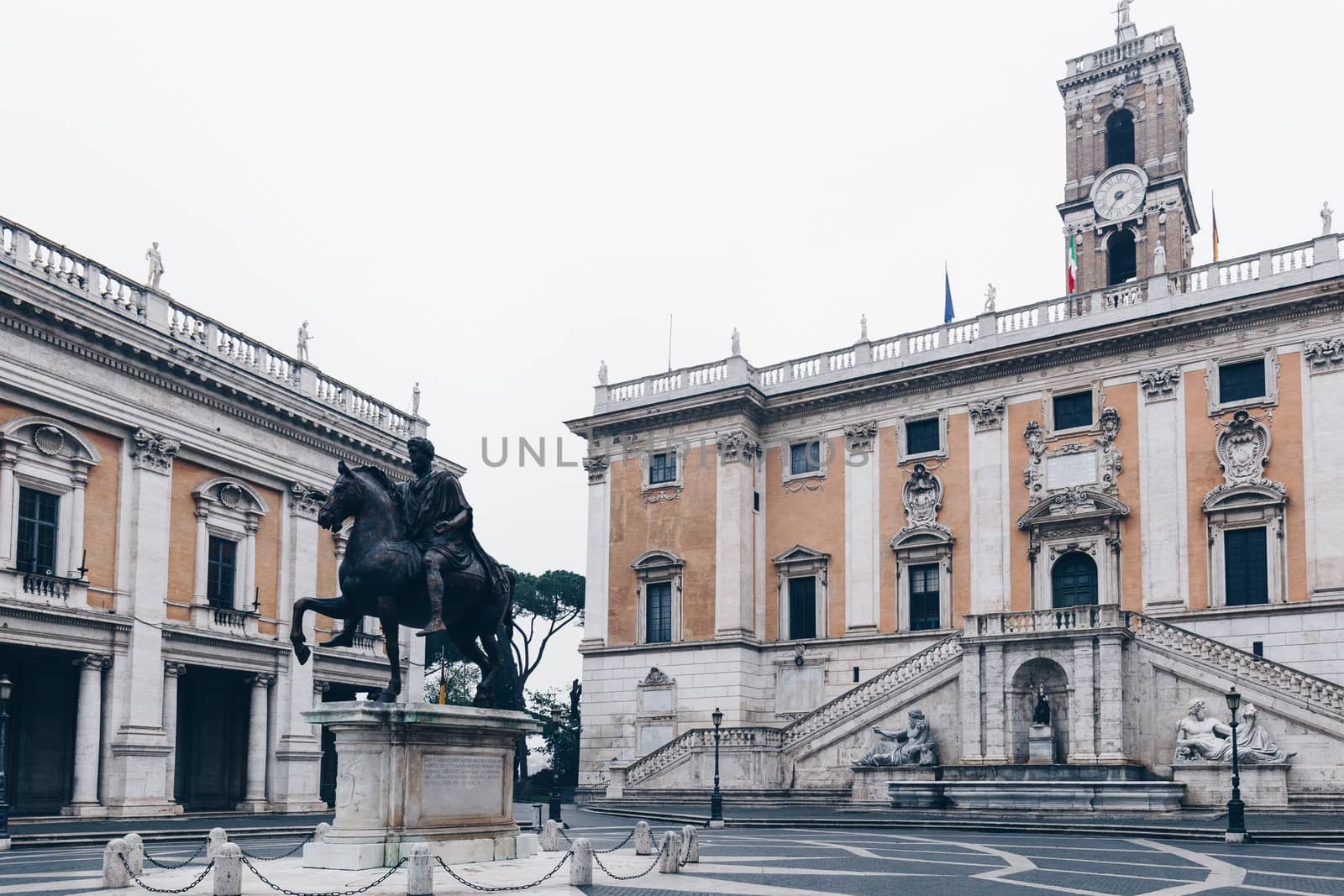 Piazza del Campidoglio, on the top of Capitoline Hill, with Pala by DaLiu