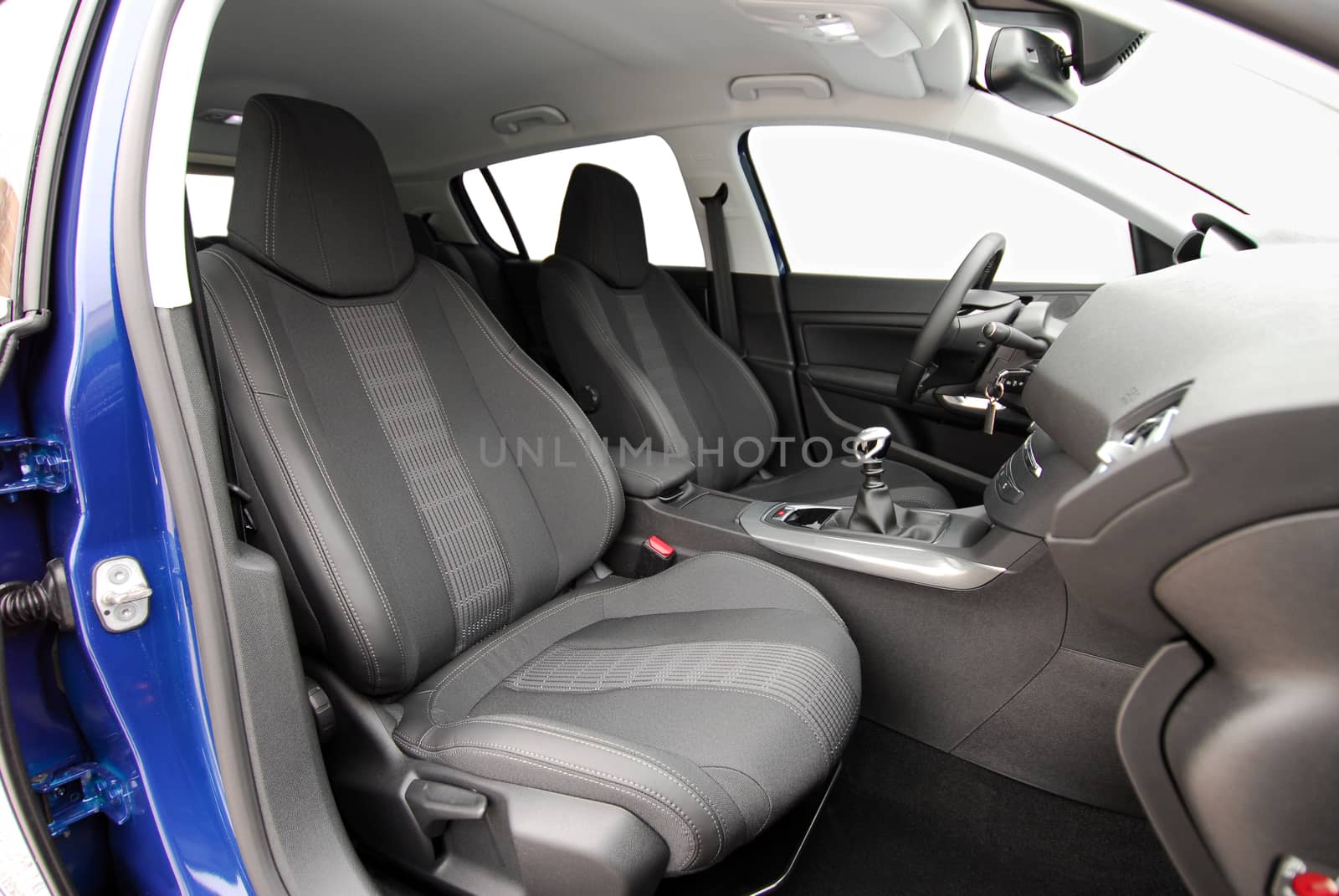 Front seats of a modern passenger car