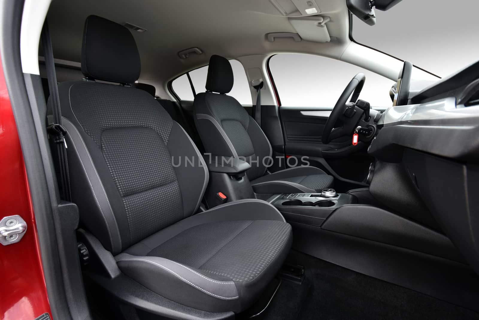 Front seats of a modern passenger car