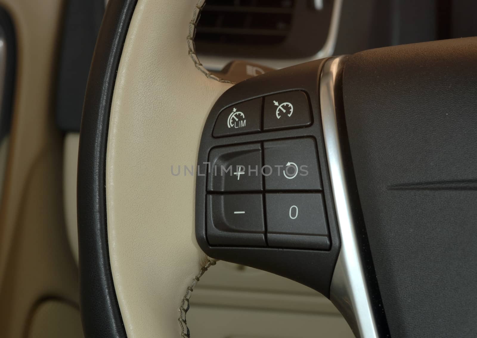 cruise control stick which is located on the the steering wheel