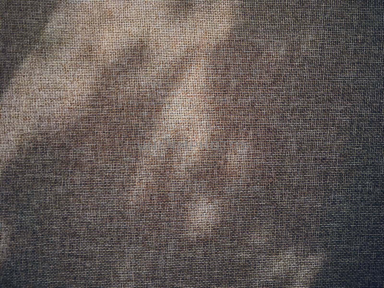 Linen texture and shadows as rustic background, fabric and material